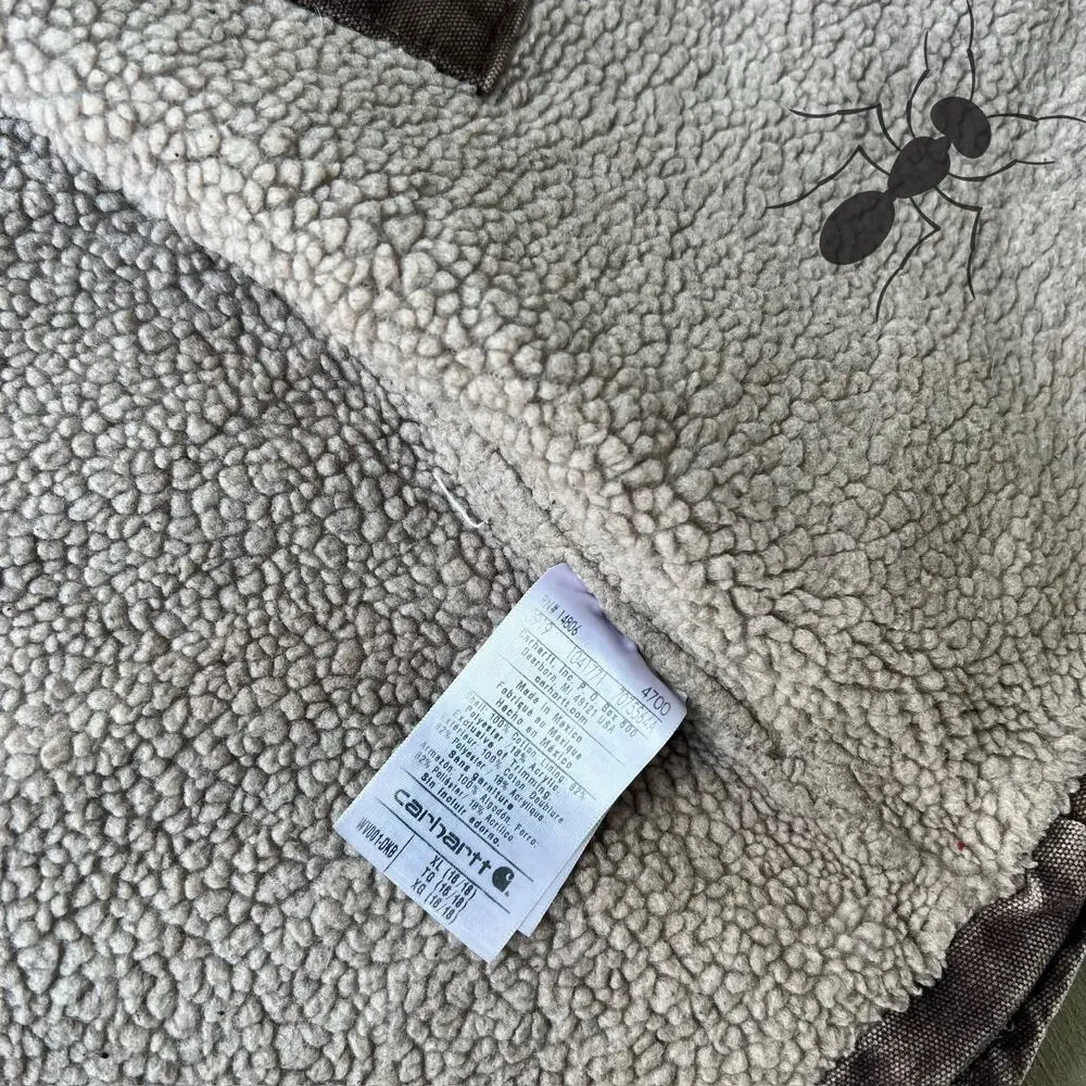 Carhartt WOMENS brown sherpa work wear vest - Picture 7 of 8